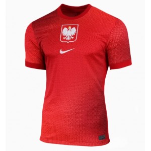 Fotbalové Dres Polsko Venkovní Oblečení ME 2024 Krátký Rukáv